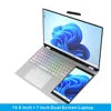 Hot Wholesale Brand New Ultrathin  15.6" +7" Dual Display N100 32G RAM 1TB  2TB SSD Touch Screen Business Office Aluminum Laptop