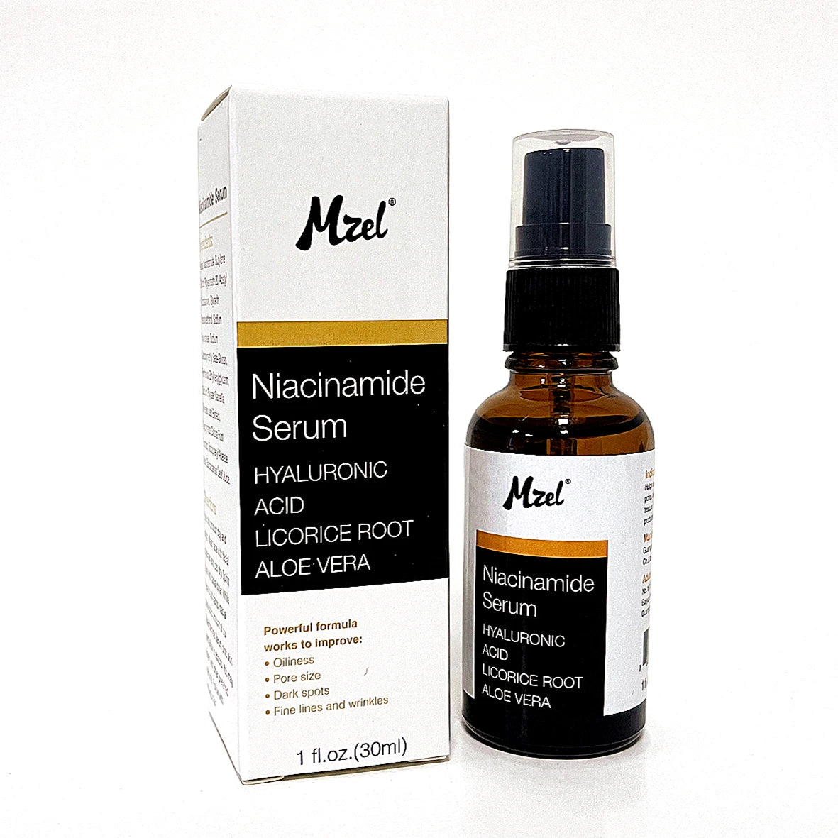 Niacinamide Whitening Serum for Face 10% with Hyaluronic Acid,  Anti Aging B3 Hydrating Nicotinamide Serum for Women & Men