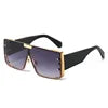 2245 New Fashion Square Sunglasses Men Women Sun Glasses Gradients Lens Golden Frame Luxury Custom Logo Sunglasses