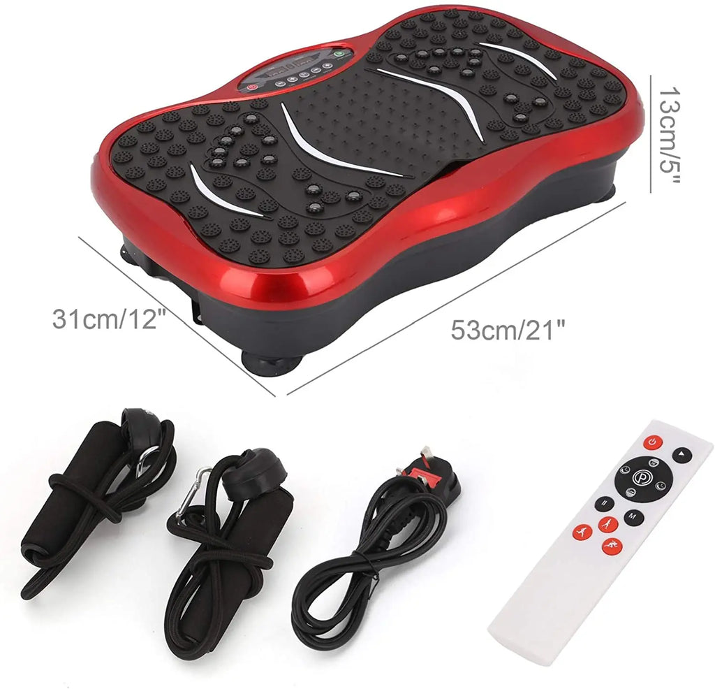 Unisex Whole Body Workout Massager Machine Vibration Platform Plate Fitness Equipment ABS Material Vertical Type Home Use