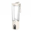 Wholesales Fruit Blender 550ML USB Rechargeable Cordless Mini Juicer Small Home Appliance Kitchen Mixer Smoothie Milkshake Maker
