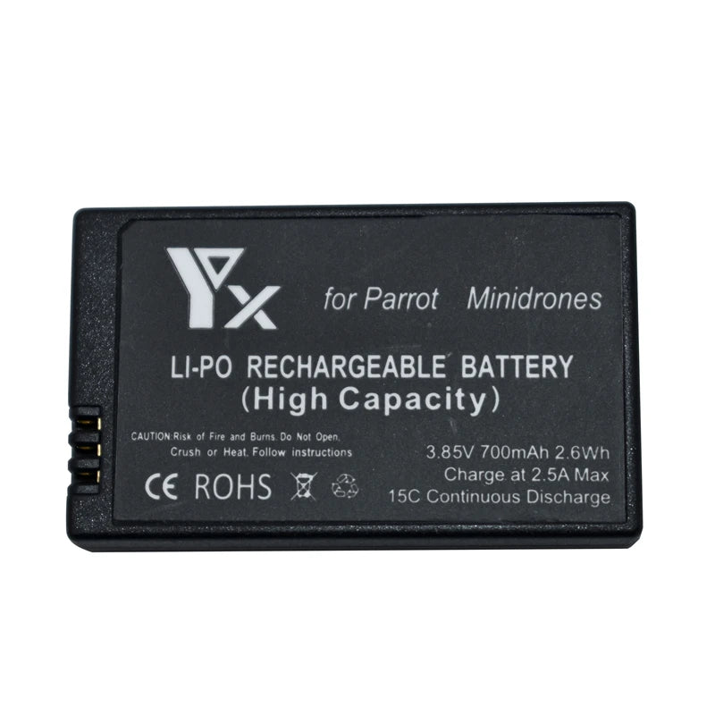 3.85V 700mAh Replacement Lipo Battery +charger For Parrot Mini Drones Mambo Jumping Sumo and Rolling Spider Drones Battery