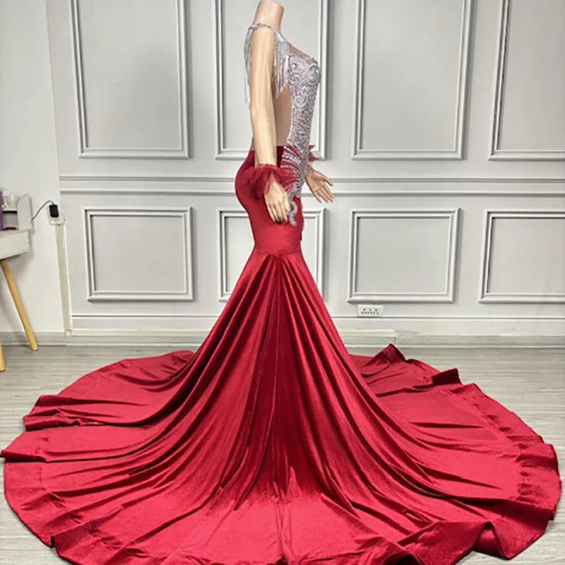 Novance Y4043 Fashion Apparel Luxury Rhinestones Evening Dresses for Wedding Summer Dresses 2024 for Party