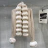 OUDINA Wholesale Hot Girl Winter Casual Lace-Up Sweaters Fur Top Ladies Cardigan Sweater