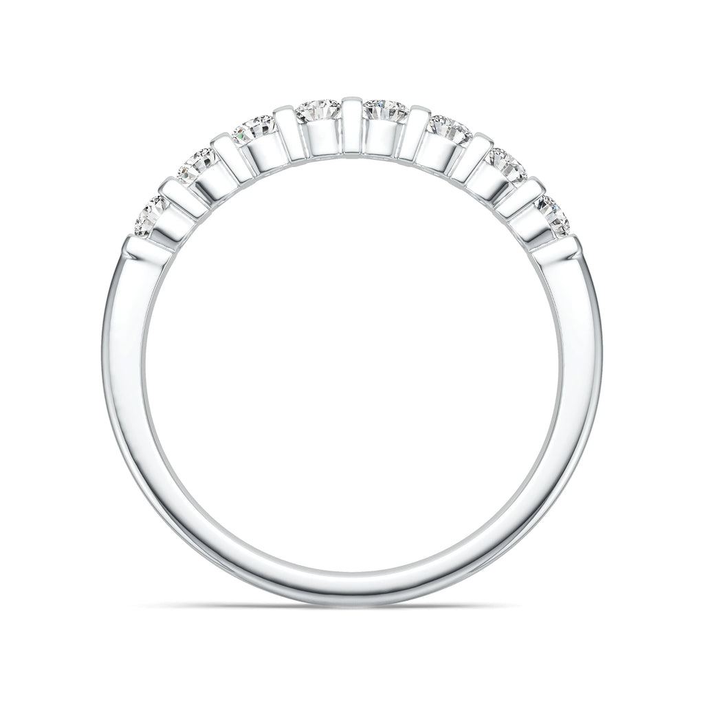 Round Cut 2.5MM VVS1 GRA Moissanite Casual Rings Ladies 925 Sterling Silver Sparkly Couples Fine Jewelry Love Women Wedding Ring
