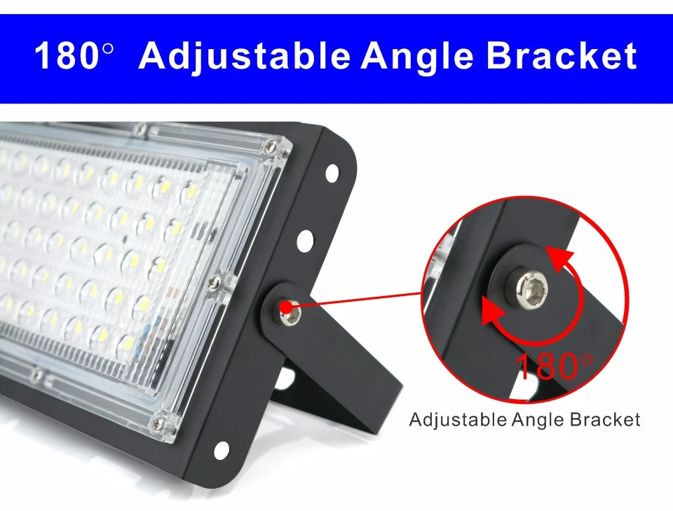2pcs/lot 50W Led Flood Light AC 220V 230V 240V Outdoor Floodlight Spotlight IP65 Waterproof LED Street Lamp Landscape Lighting