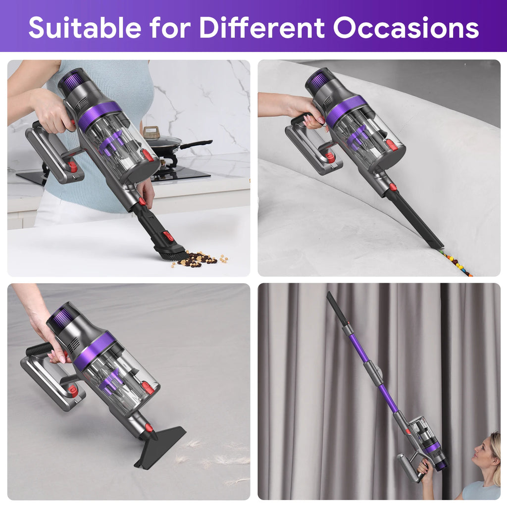 Ready to Ship Auto Wireless S702 Double Cup Vacuum Cleaner Electric Power Source for Floor Carpet Household Area Rugs Car Vacuum