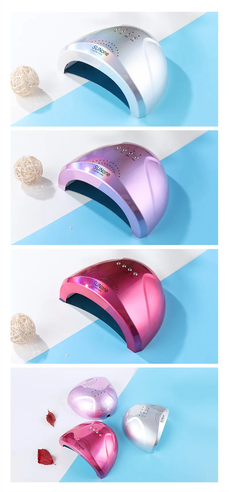 60W UV LED Nail Lamp with 30 Pcs Leds For Curing Gel Nail Dryer Drying Nail Polish Lamp 5/30/60s Auto Sensor Manicure Tools
