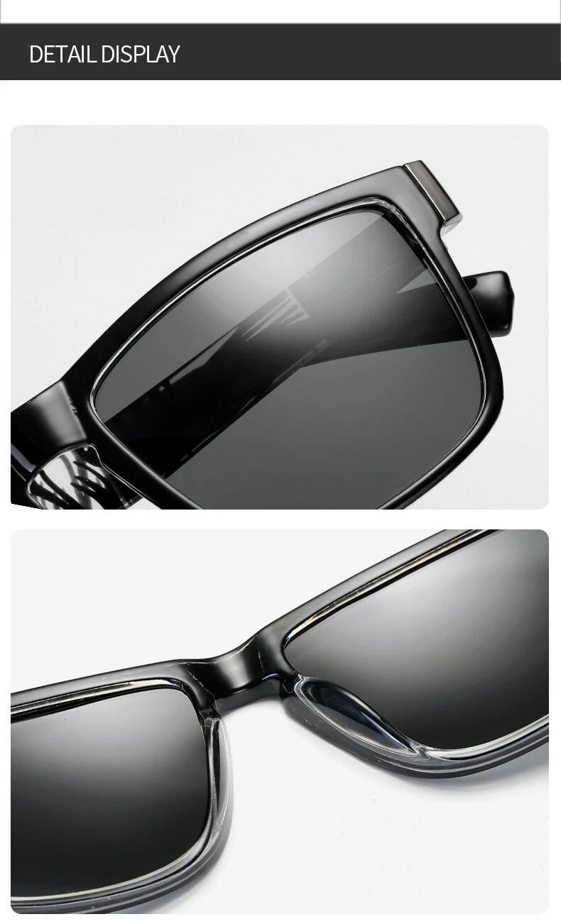 Fashion Polarized Sunglasses Man Woman Driving Coating Points Red Frame Eyewear Male Sun Glasses UV400 Sun Glasses