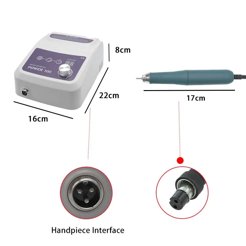 2026 AT-CM-035 6-90000RPM Strong Power 100 Carving Machine Without Handpiece
