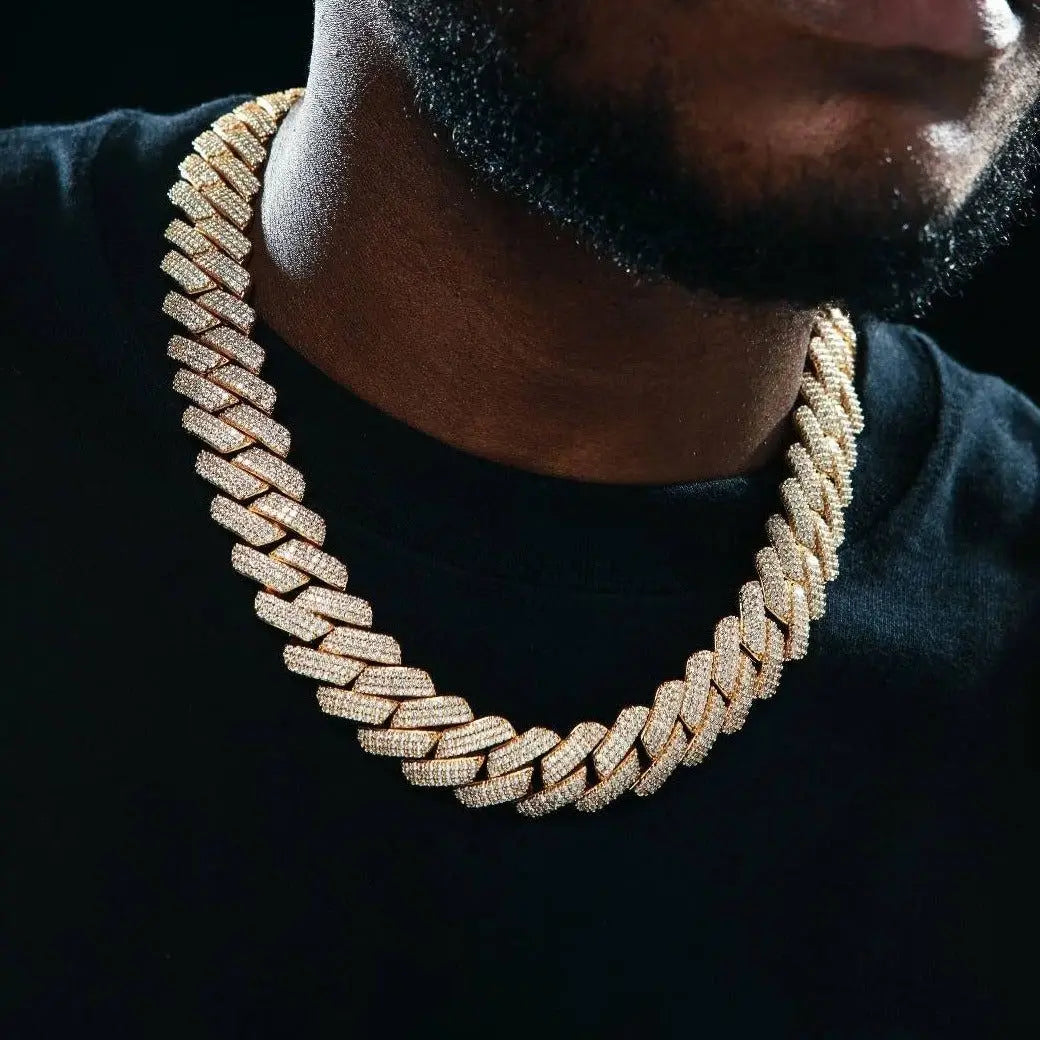 IGI Certified Lab Grown Diamond Cuban Link Chain Necklace Men Women Hip Hop Style Iced Out Fine Vvs Created Diamond Bracelet