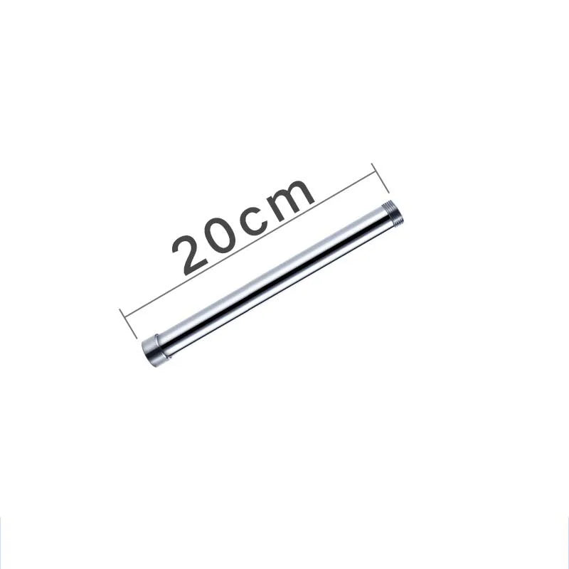 Shower Extender Gray Black Shower Extension Rod Shower Bracket 30\40\50 cm Shower Extension Rod Riser Tube Bathroom Accessories
