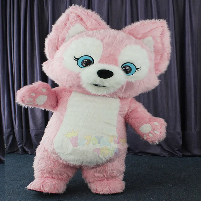 Enjoyment CE fox Lingna Belle Inflatable Mascot Costume Halloween Christmas Party  Costume Animal Mascot for Adult Home Decor