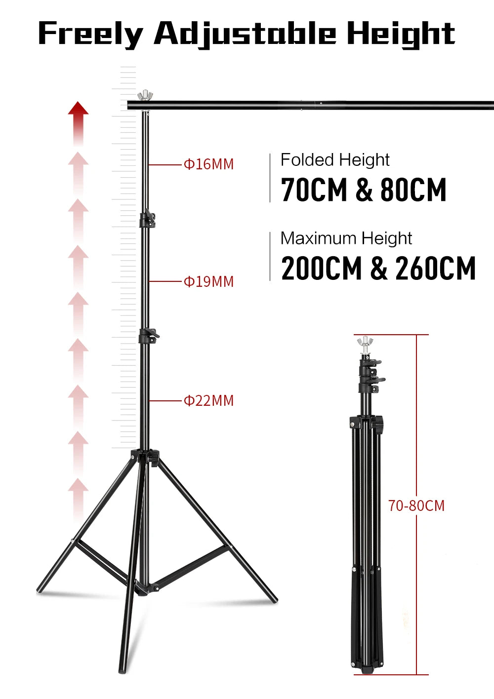 Background Stand Photography Photo Video Studio Backdrop Background Stand Party Accessories Telescopic Backgrounds Studio Photo