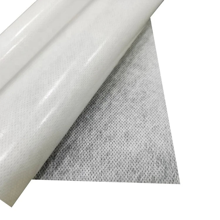 Double-faced Spunlace PVC Waterproof Eco-Friendly Elastic Stiffener Fabrics Reinforcement Luggage Mat Bag Lining Foiled Pattern