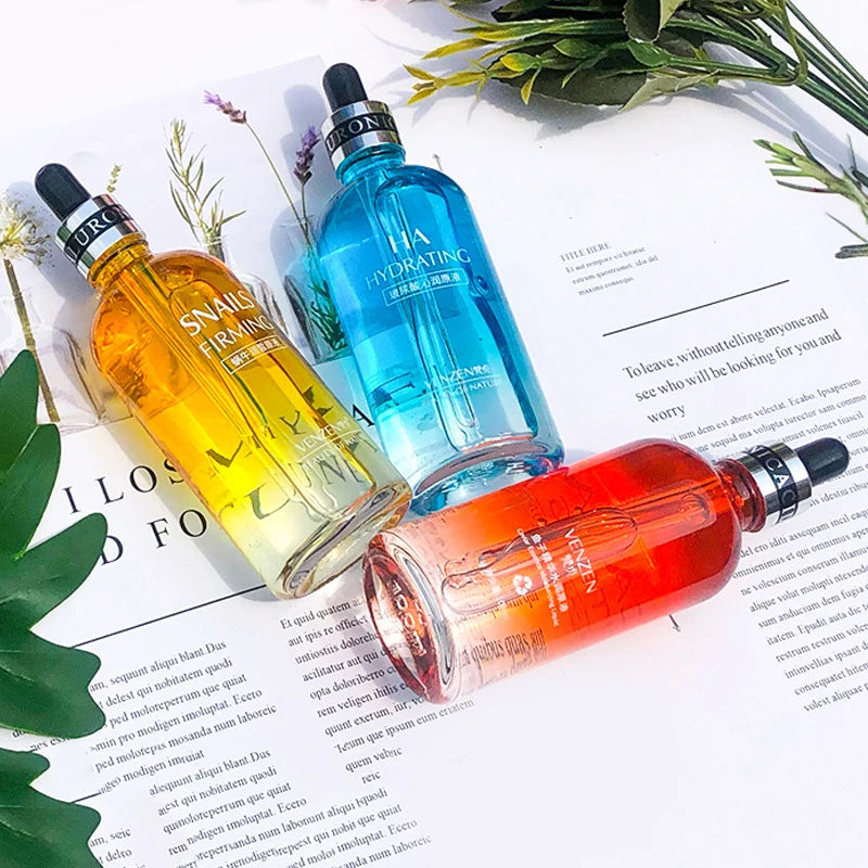 Caviar Hyaluronic Acid Serum for Face Hydrating Firming Brightening Moisturizing skincare Facial Serum Essence Snail Face Care