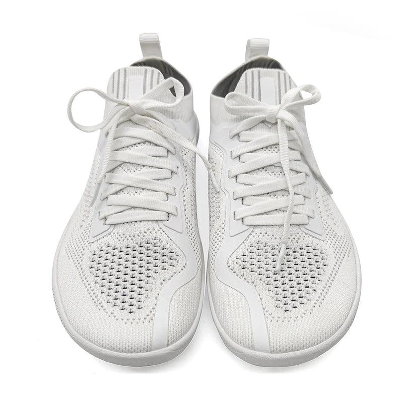 Men's Minimalist Cross-Trainer Barefoot Shoes with Wide Toe & Zero Drop Sole Trail Running Sneakers for Spring & Autumn