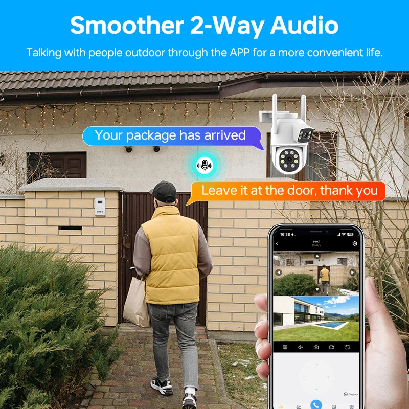 2025 Wifi Smart Mini Home Camera 1080P Wifi HD Night Vision Indoor Network IP Camera for Baby Cctv Monitor