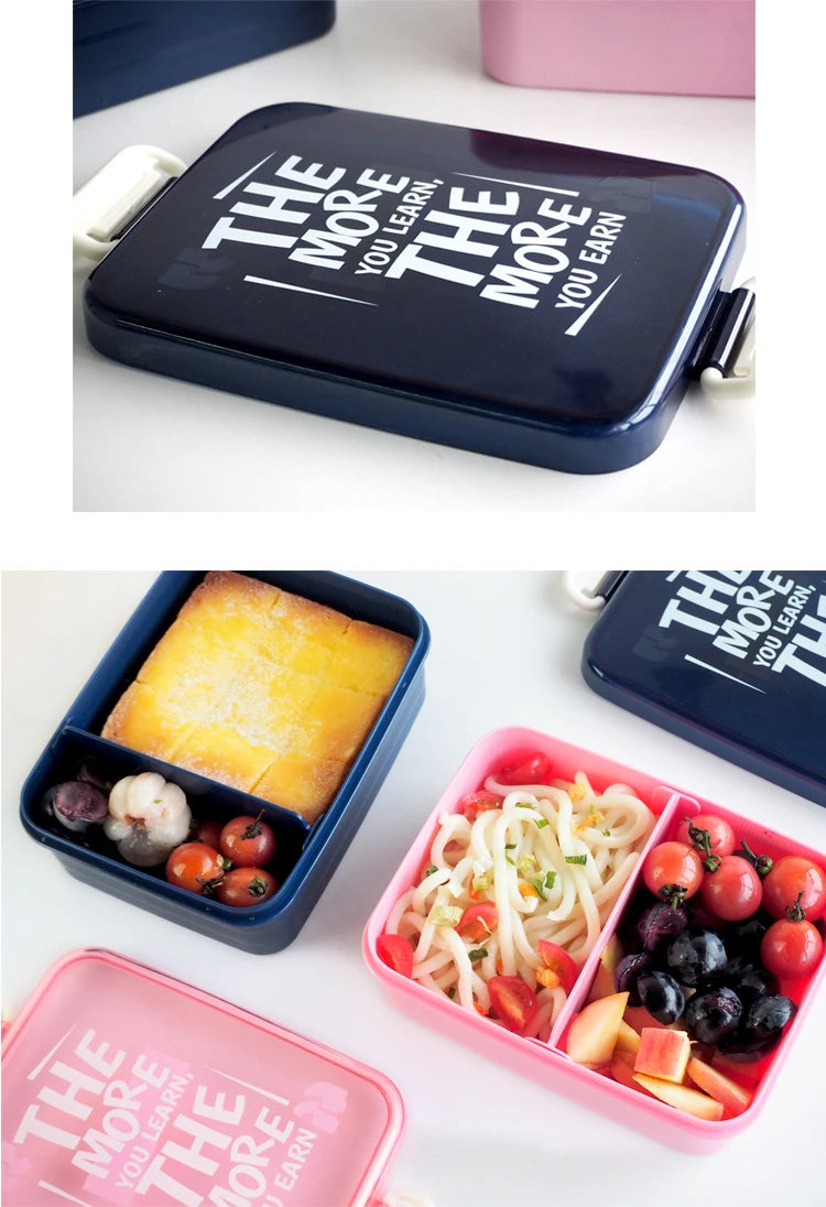 Single Layer Microwave Lunch Box Sealed Separated Bento Boxes Food Storage Container for Adults,Student,Kids Lunches BPA Free