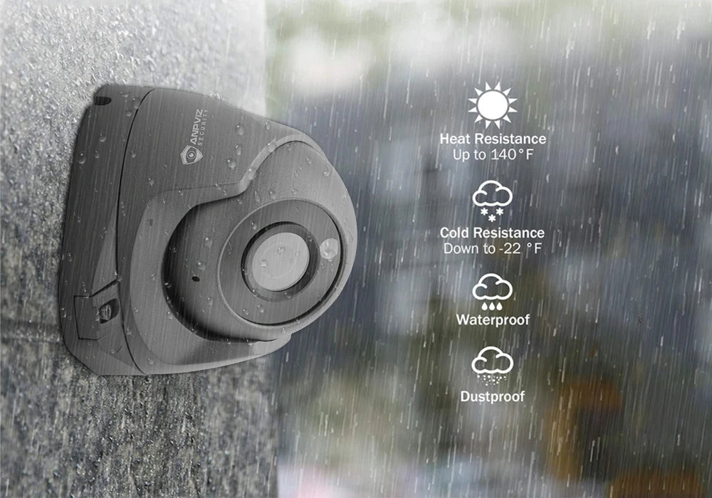 Anpviz 5MP POE IP Camera Indoor Mini Dome Security Video Surveillance Audio Built-in Mic H.265 VideoLink App IR 30M CCTV Camera