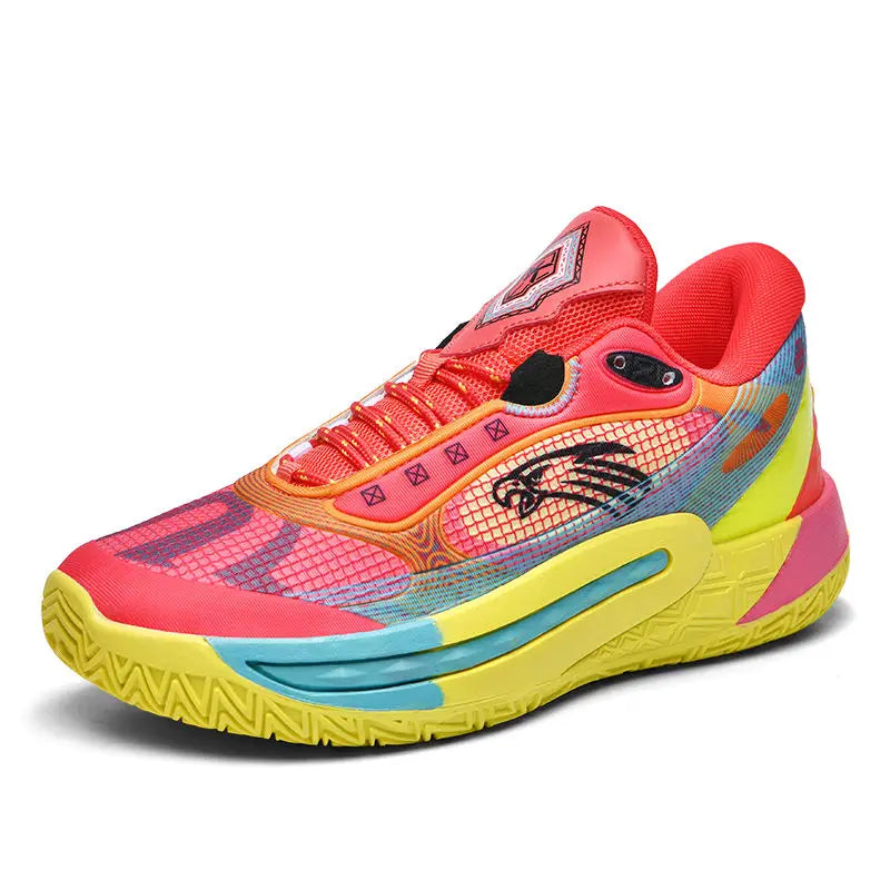 High Quality Men's Basketball Shoes with Eagle Logo Sports Shoes for Men and Women Friction Couples Student Sports Shoes