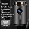 Mini Portable Electric Razor USB Rechargeable Digital Display Men Razor Sleek Design Travel Essential Facial Shaving Razor