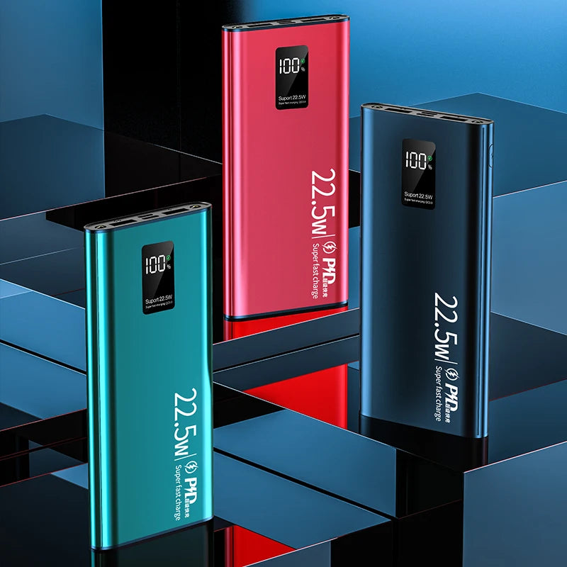 Metal Shell PD18W TYPE-C Bidirectional Fast Charge Quick Charge QC3.0 PD22.5w Super Fast Charge 10000mah Powerbanks