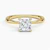 Starsgem Diamante De Bijoux Custom 10K Yellow Gold Engagement 1ct Lab Grown Diamond Rings