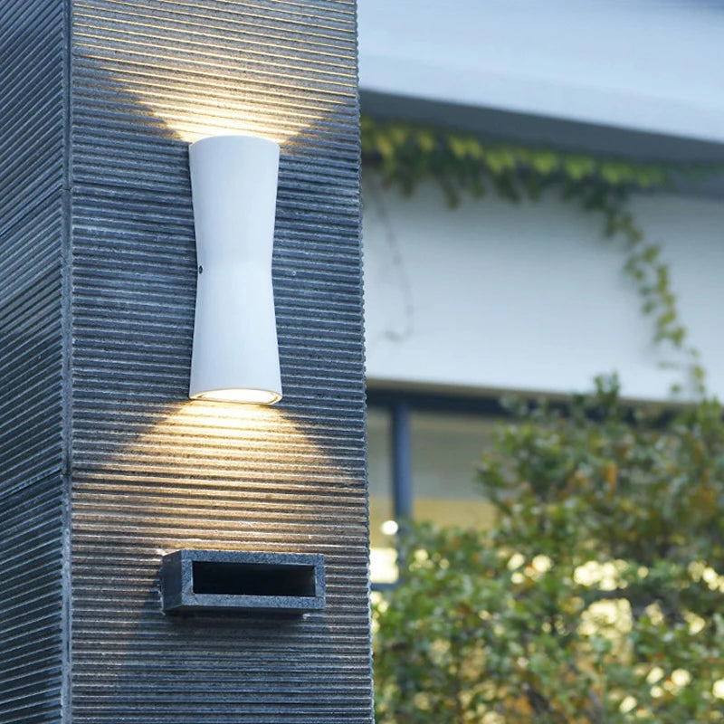 Modern LED Wall Light Waterproof Outdoor Garden Porch Wall Sconces Indoor Wall Lamps Aluminum Balcony Patio Wall Lights