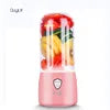 Batidora Portatil Use Mini Blender Mixeur Home 4 Blades Juicer Machine USB Rechargeable Fruit Juice Portable Blenders Cup ABS+PC