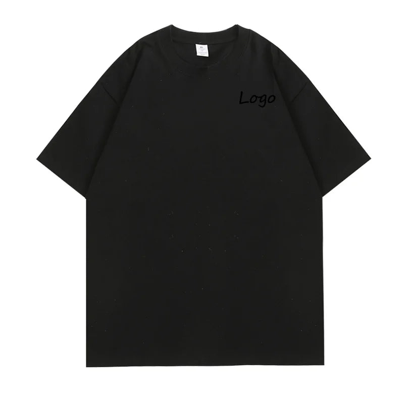 2026 Hot Selling Customize Color and Logo Multi-Color Breathable Cotton Fabric Tshirt Men's Round Neck Loose-Fit Fashion T-Shirt