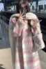 2026 Spring New Style French Retro Zippered Collar Loose-Fitting Leather Velvet Loose-Fitting Short Coat Women Jacket for Women