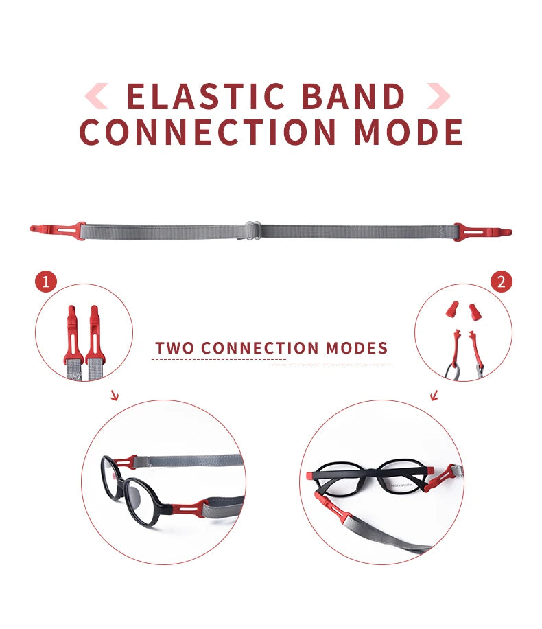 Secg Brand Children's Glasses Silicone Frames For Boys And Girls Students Super Light Comfortable Myopia Frames With Gasses