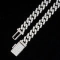 RTS Factory's 6-8mm Moissanite Cuban Link Necklace 925 Sterling Silver for Men & Women Hip Hop Style From Factory Direct Source