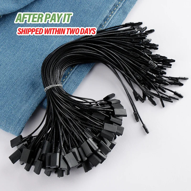 Spot Trading  Nylon Rope Pendant Label Clip Clothing Tag Rope Garment Hang Tag String