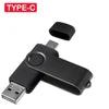 High Quality 2-in-1 Smart Phone Pendrive 8GB to 128GB 2.0 USB C Stick Type C Flash Drives New Plastic Product