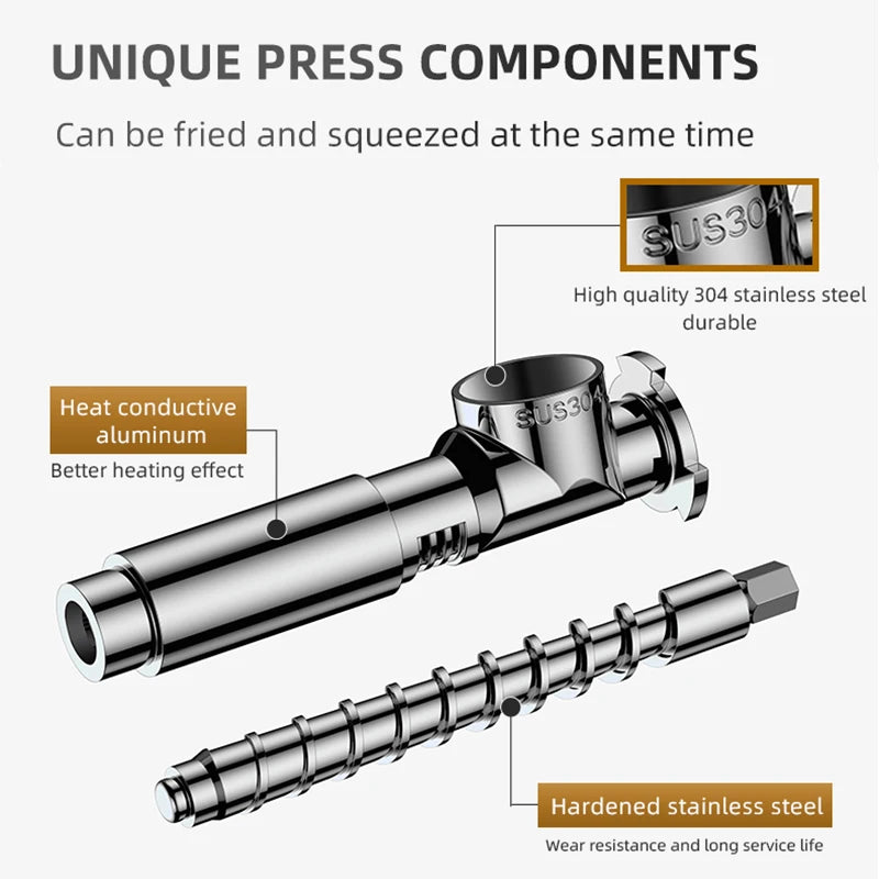 Rod and Chamber of Oil Press Machine Oil Press Screw Rod and Spare Part Fully Suit