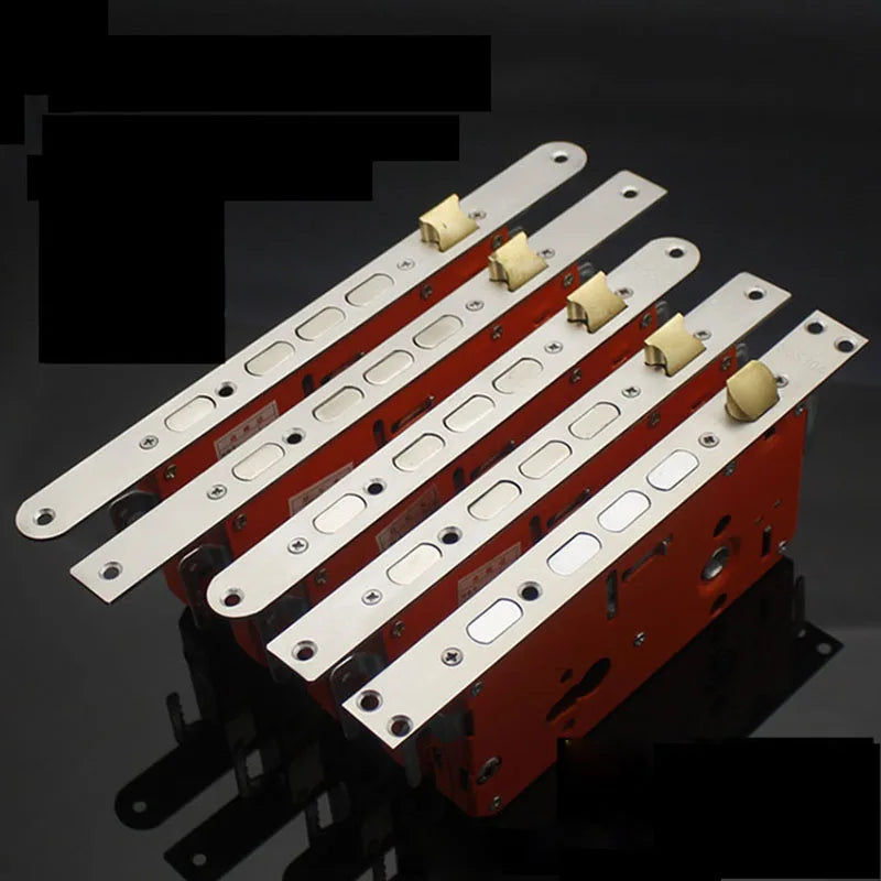 Universal Half Stainless Steel Anti-Theft Mortise Door Lock Body Thickened Security Door Lock Part Hardware Fittings