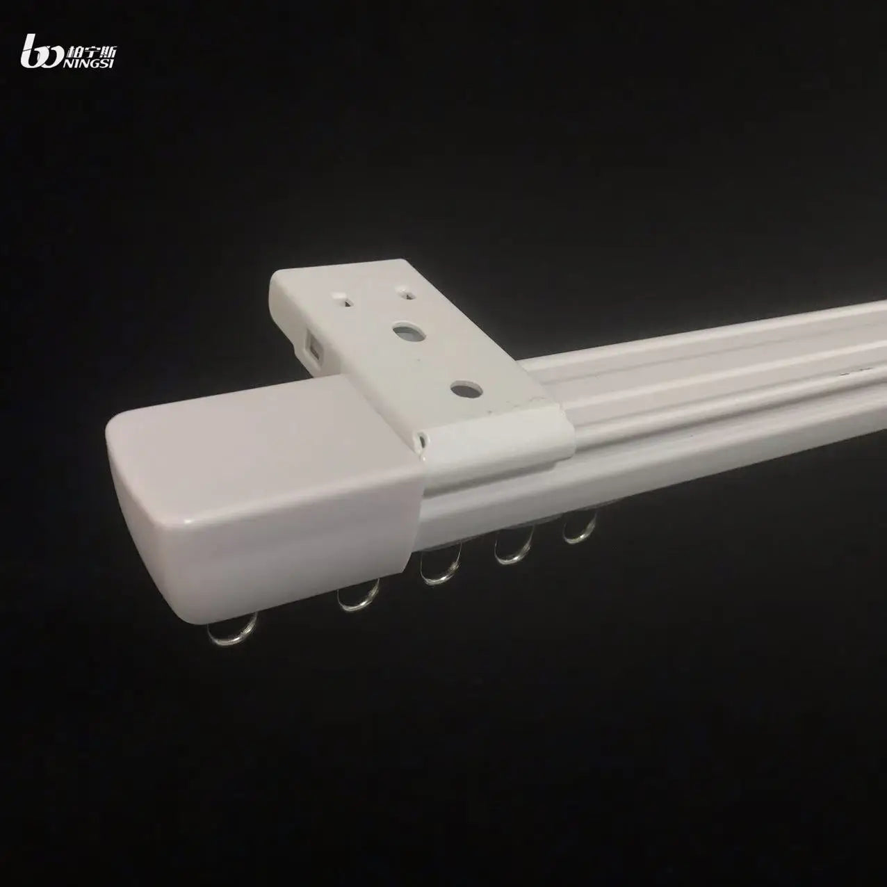 High Quality Adjustable Retractable Shower Room Bedroom Rail Extendable Telescopic Curtain Track Home Curtain Poles Accessory