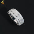 USA Warehouse Fast Shipping Hip Hop Jewelry 925 Sterling Silver Men Women Rings Vvs Moissanite Iced Out Gra Certificate