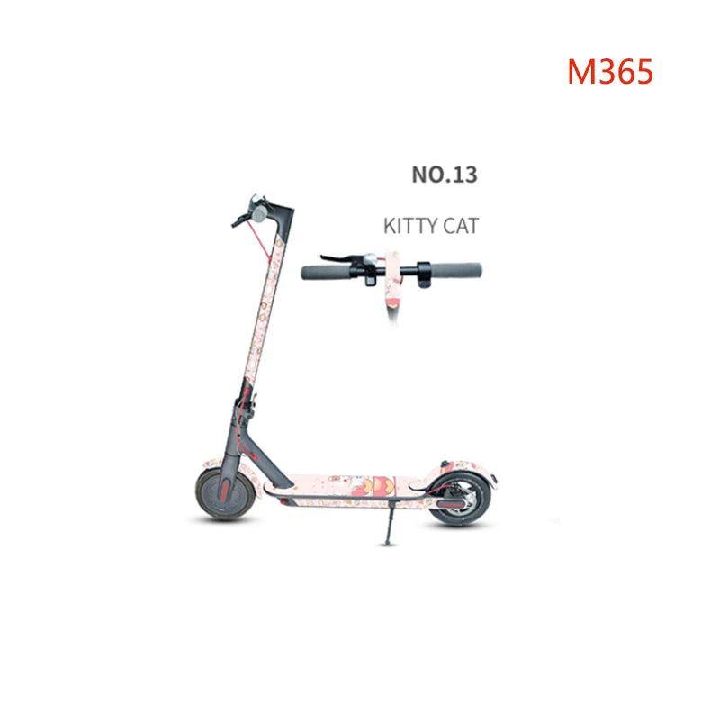 Electric Scooter Full Body PVC Sticker DIY Skateboard Sticker Scooter Pedal Stickers Decal For Xiaomi M365/PRO