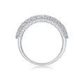 New Design Custom 925 Sterling Silver Moissanite Diamond Engagement Wedding Rings for Women Fashion Fine Jewelry