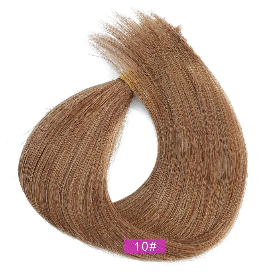 Factory Supply U Tip Hair Extensions 100% Natural Virgin Raw Hairs Customized Color U Tip Human Hair Extensions