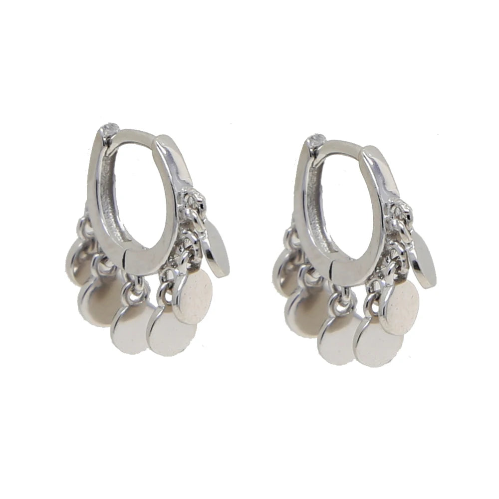 Multi Piercing Mini Hoop Rose Gold Gold Wholesale Women Jewelry 2023 New Design Round Charm Hoop Earring