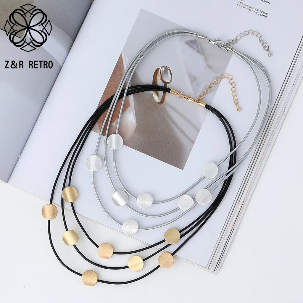 Vintage Neck Chokers Colar Statement Necklace Korean Fashion Jewelry for Women 2023 Suspension Pendants Trending Products New in