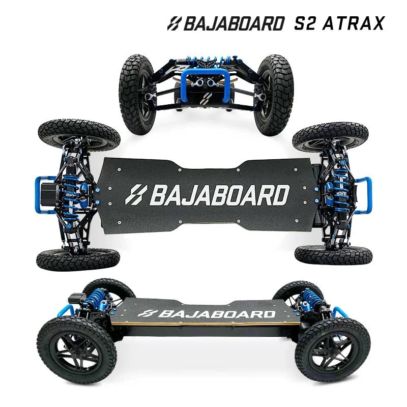 BAJABOARD Atrax Four-wheel Electric Scooter 150kg Capacity 75km Range 4WD Waterproof 8000W Motor Road E Skateboard Ranch Touring