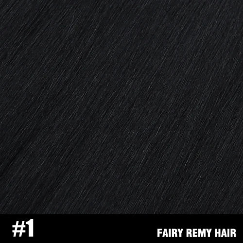Fairy Remy Hair 20-22" Remy Keratin Flat Tip Human Hair Extensions Straight Capsules Natural Pre Bonded Hair 0.8g/Strand