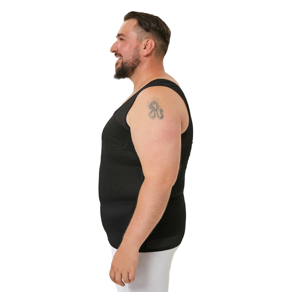 WSBX03  High Quality Original Man Chest Bra Mesh Compression Shirts to Hide Moobs and Gynaecomastia