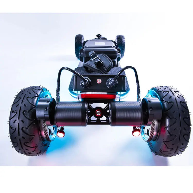4000W Dual-Drive Aluminum Alloy Electric Scooter with Sensor 300kg Payload and CNC Wheel Hub for Heavy-Duty Off-Road Use
