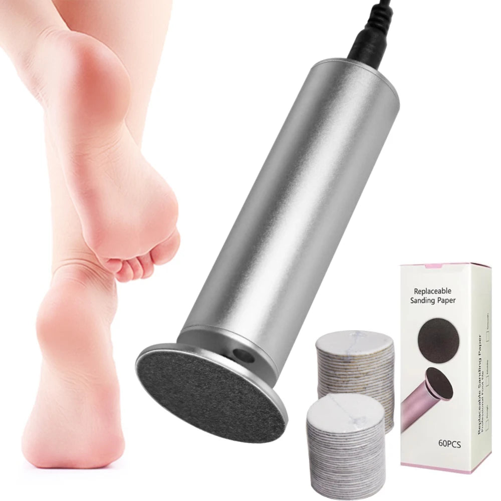Adjustable Speed Foot Sander Pedicure Tool Dead Skin Scrubber Electric Foot Callus Remover